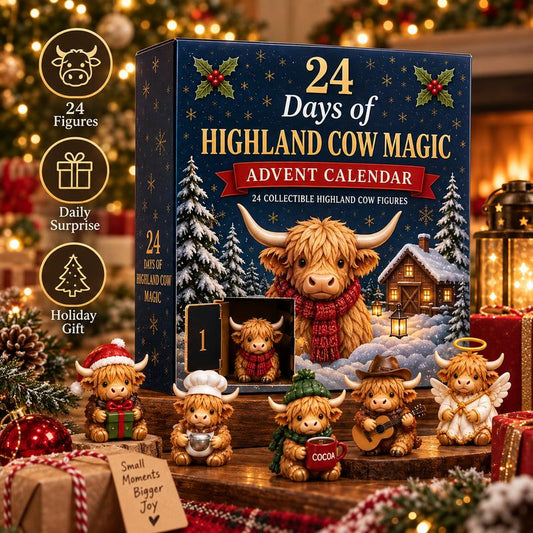 24 Highland Cows in 24 Days