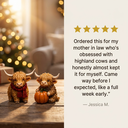 24 Highland Cows in 24 Days